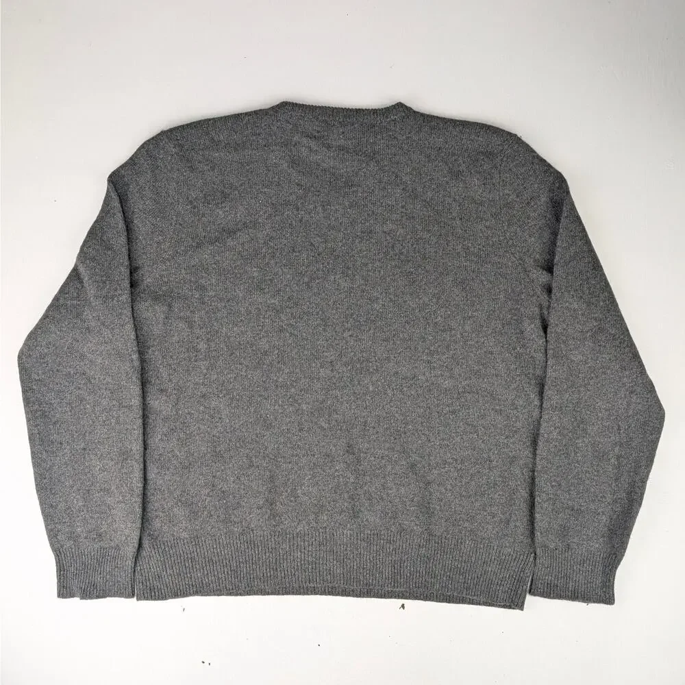 Polo Ralph Lauren Men's XL Gray 100% Lambswool Sweater